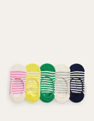 5 Paires de Chaussettes Secrètes - Rayures Bretonnes