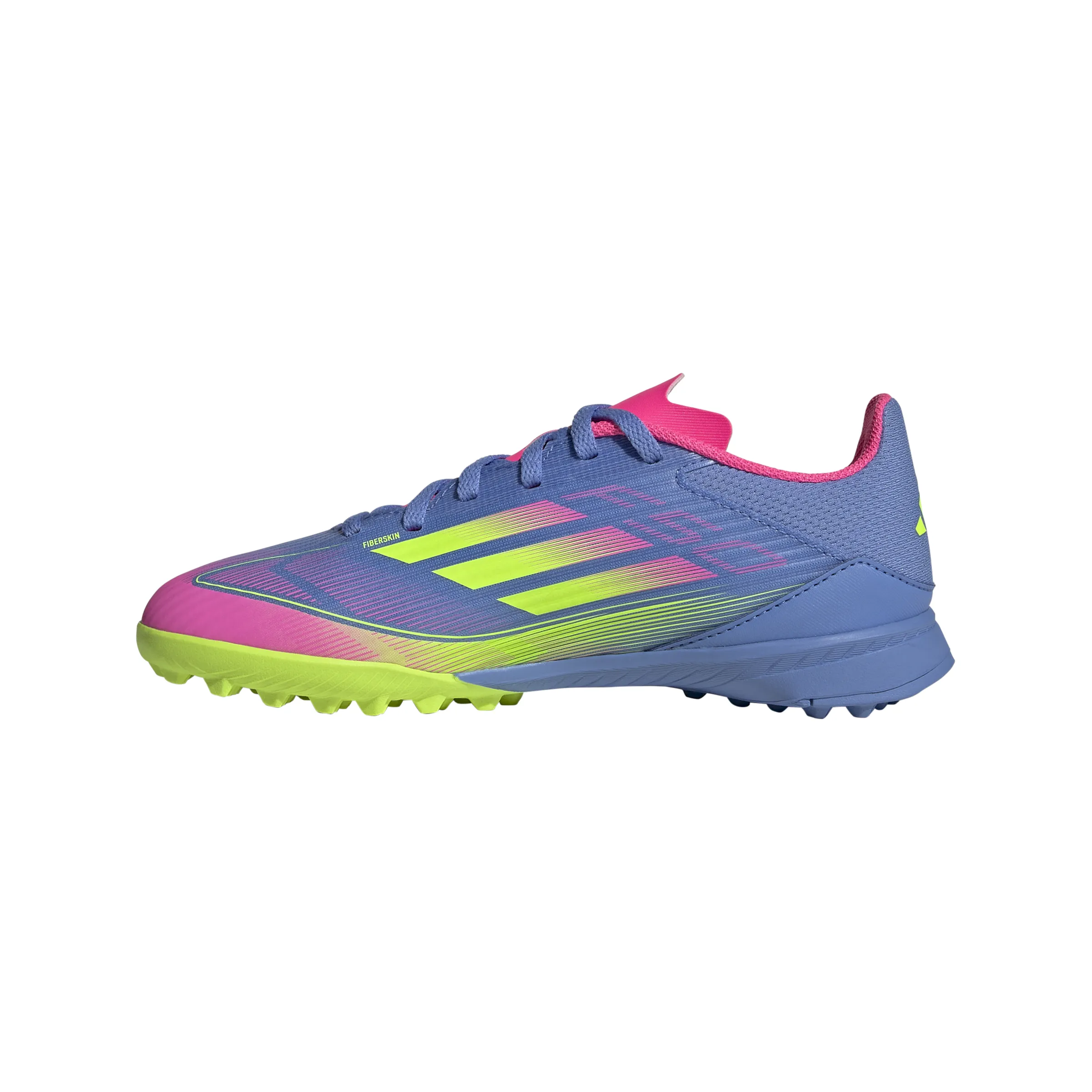 adidas F50 League TF Turf Junior - Bleu Foncé/ Bleu Clair/ Rose Clair