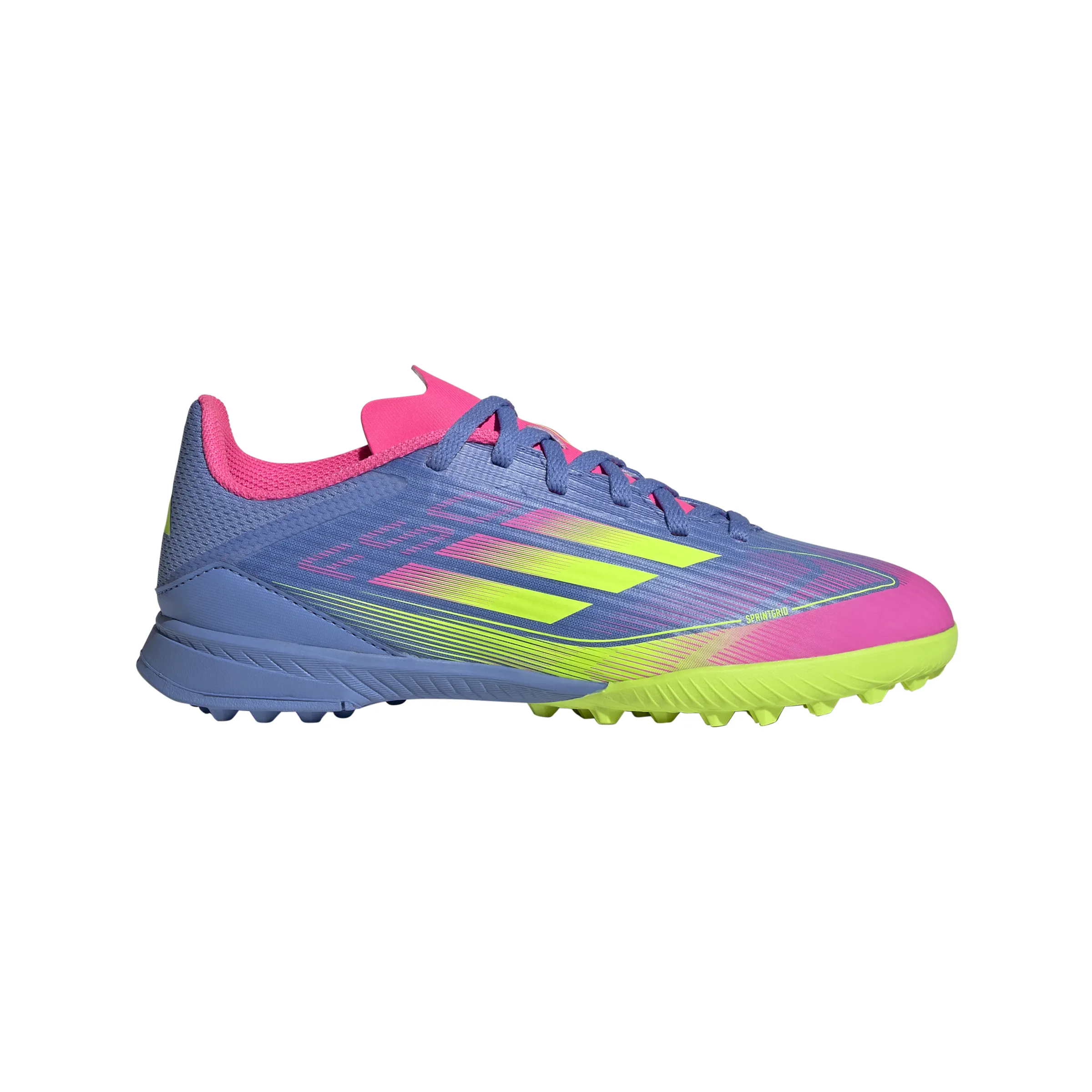 adidas F50 League TF Turf Junior - Bleu Foncé/ Bleu Clair/ Rose Clair