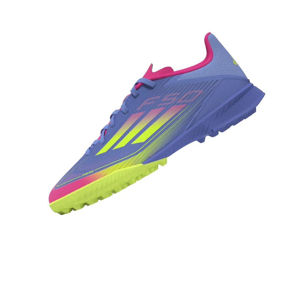 adidas F50 League TF Turf Junior - Bleu Foncé/ Bleu Clair/ Rose Clair