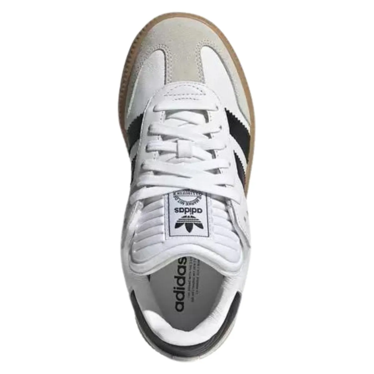 Adidas Fille (École primaire) Chaussures Samba XLG Blanc/Noir de base/Gomme