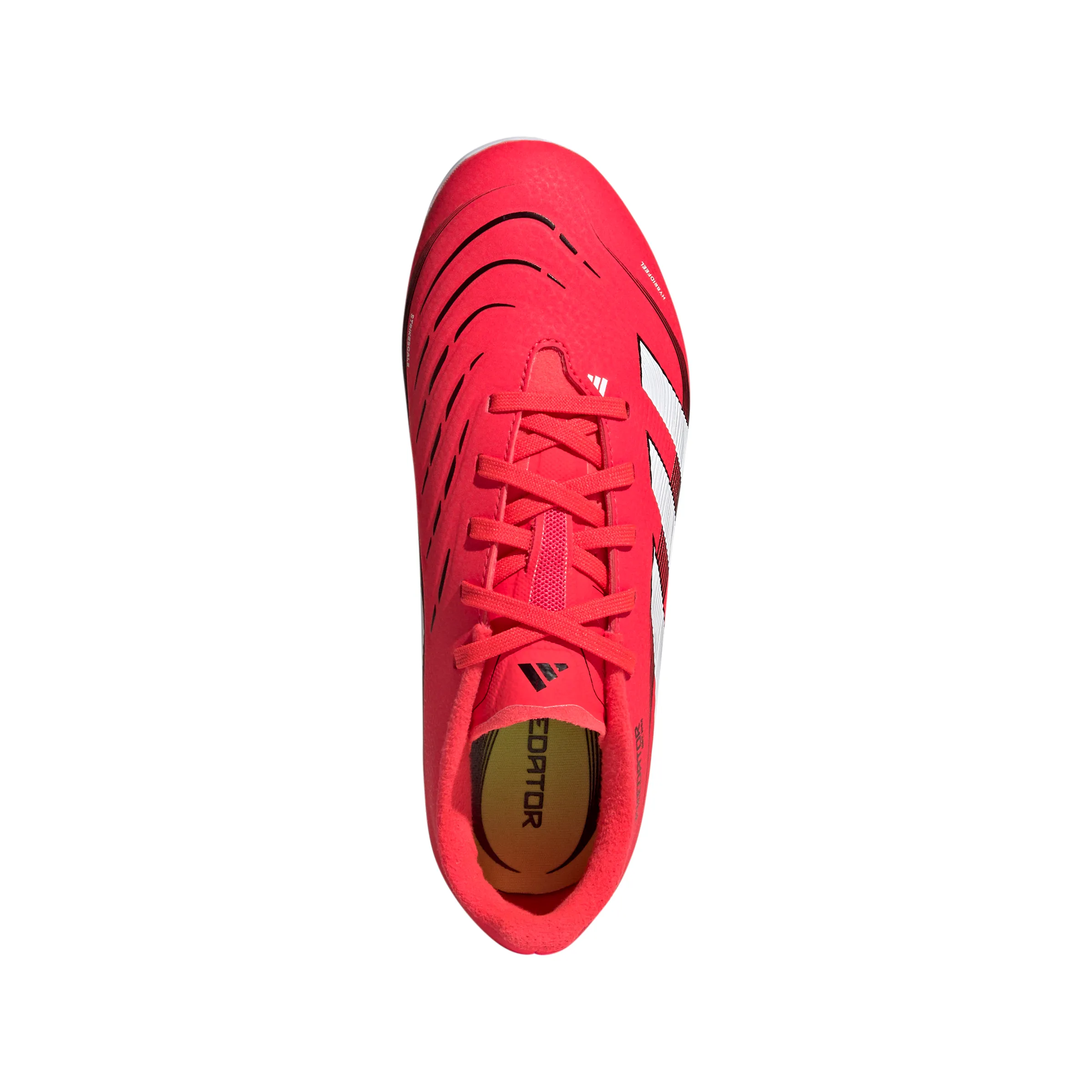 adidas Junior Predator League FG/MG Chaussures de Football pour Terrain Ferme - rouge lucide/blanc ftwr/noir core