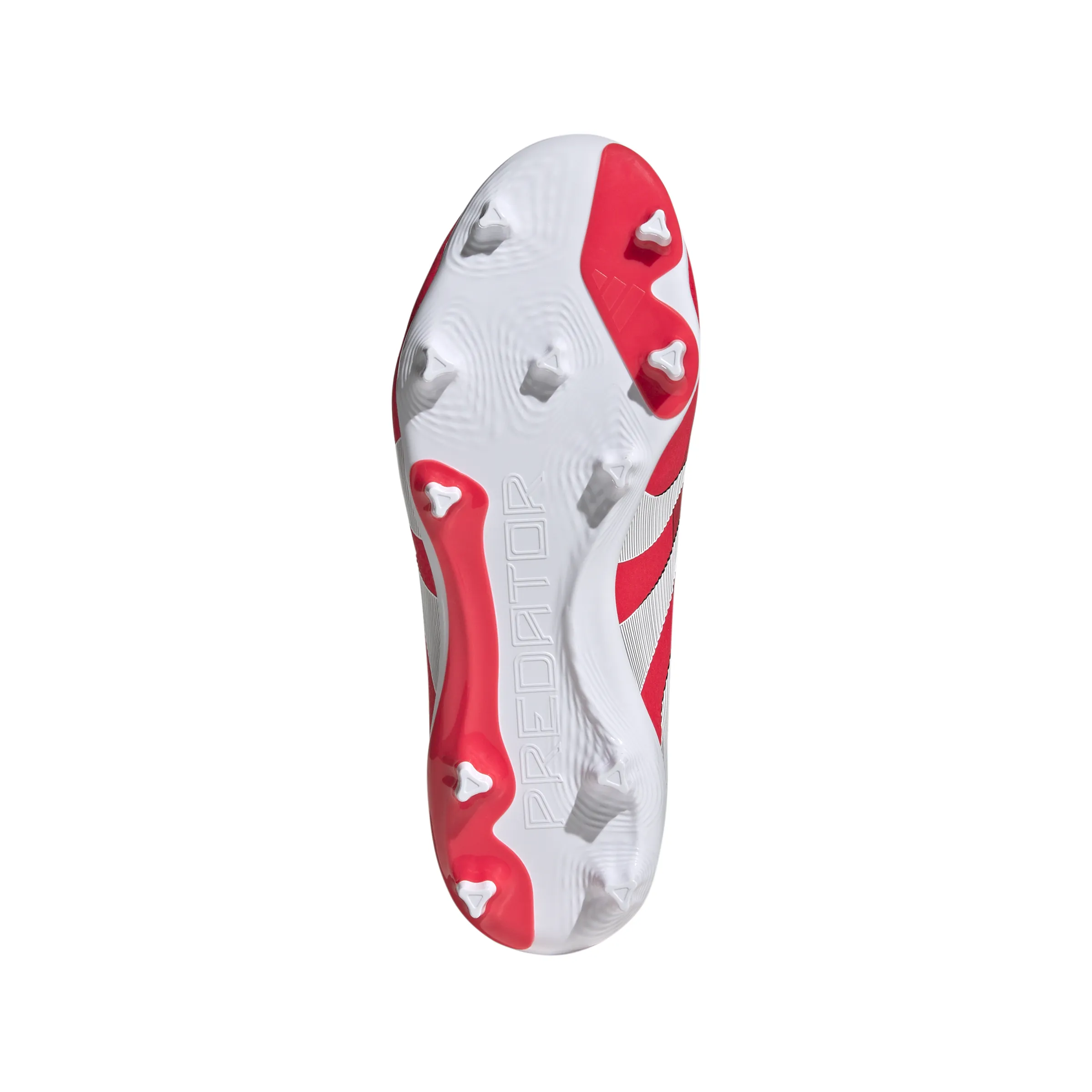 adidas Junior Predator League FG/MG Chaussures de Football pour Terrain Ferme - rouge lucide/blanc ftwr/noir core