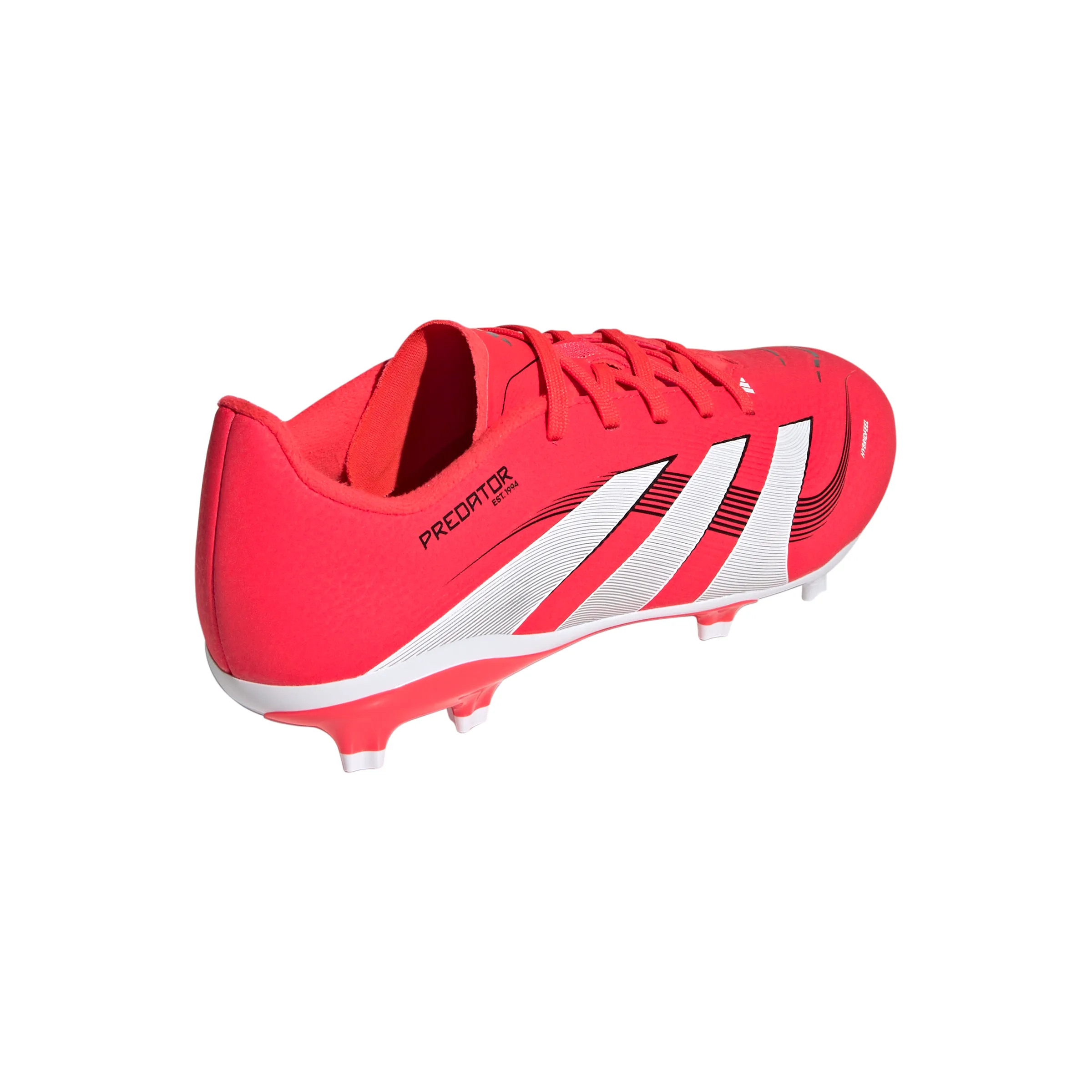 adidas Junior Predator League FG/MG Chaussures de Football pour Terrain Ferme - rouge lucide/blanc ftwr/noir core