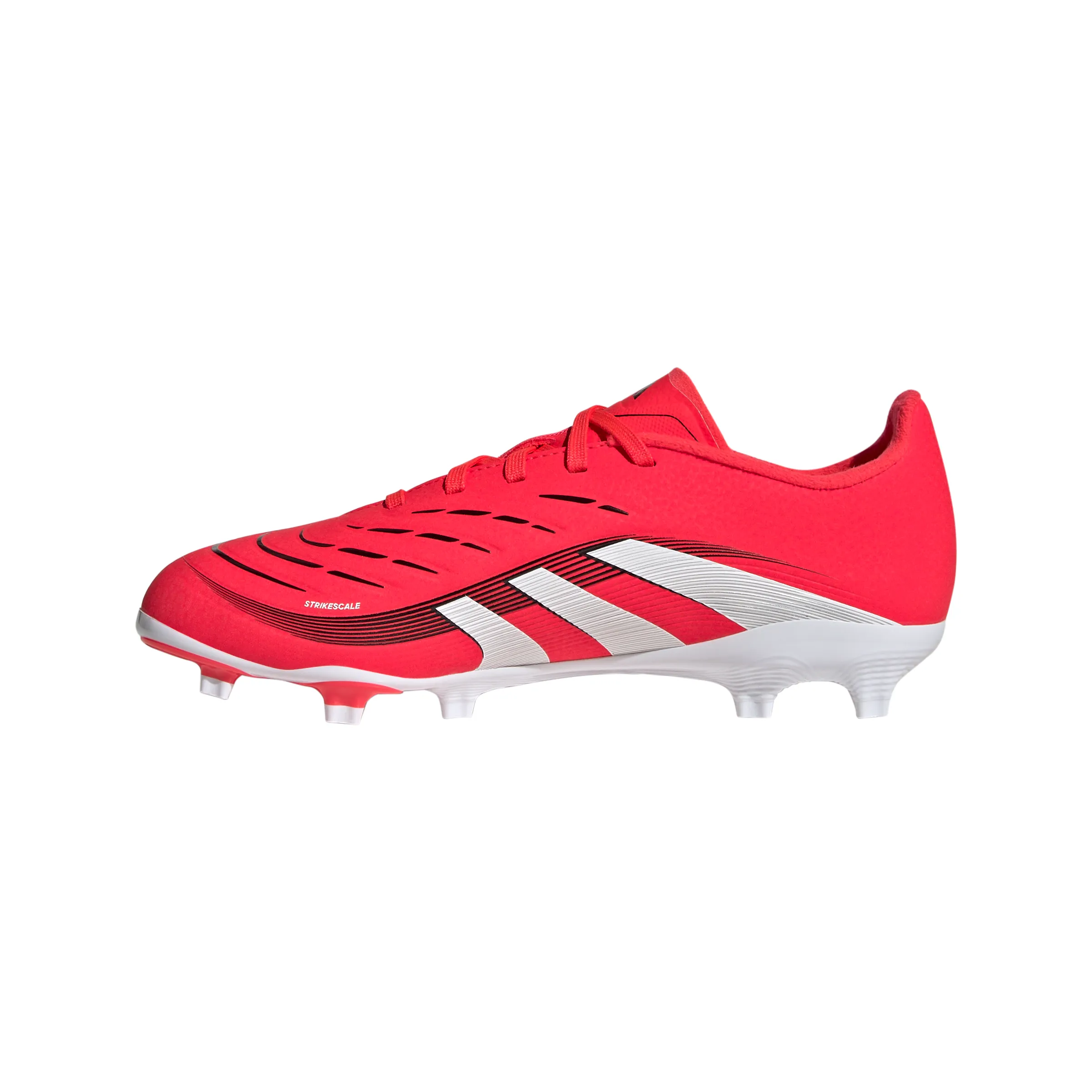 adidas Junior Predator League FG/MG Chaussures de Football pour Terrain Ferme - rouge lucide/blanc ftwr/noir core