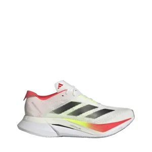 Chaussures de course Adidas Boston 12 pour Homme en FTWR Blanc/Noir de base/Rouge Lucide SS25