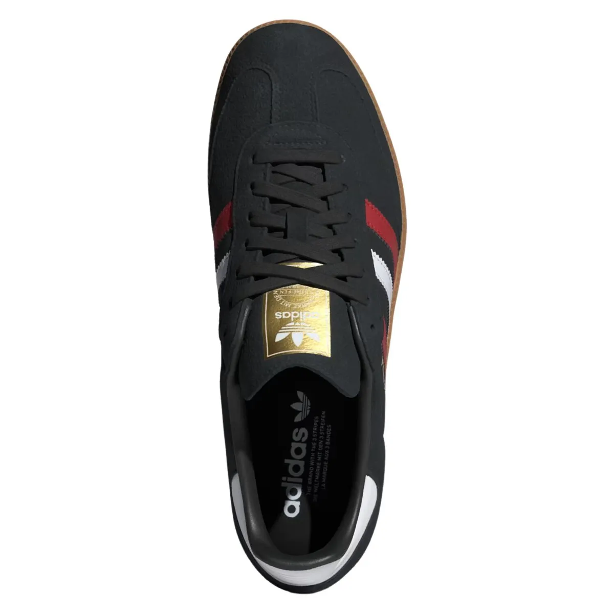 Adidas Samba OG Homme Noir Fondamental/Rouge Vif/Gomme