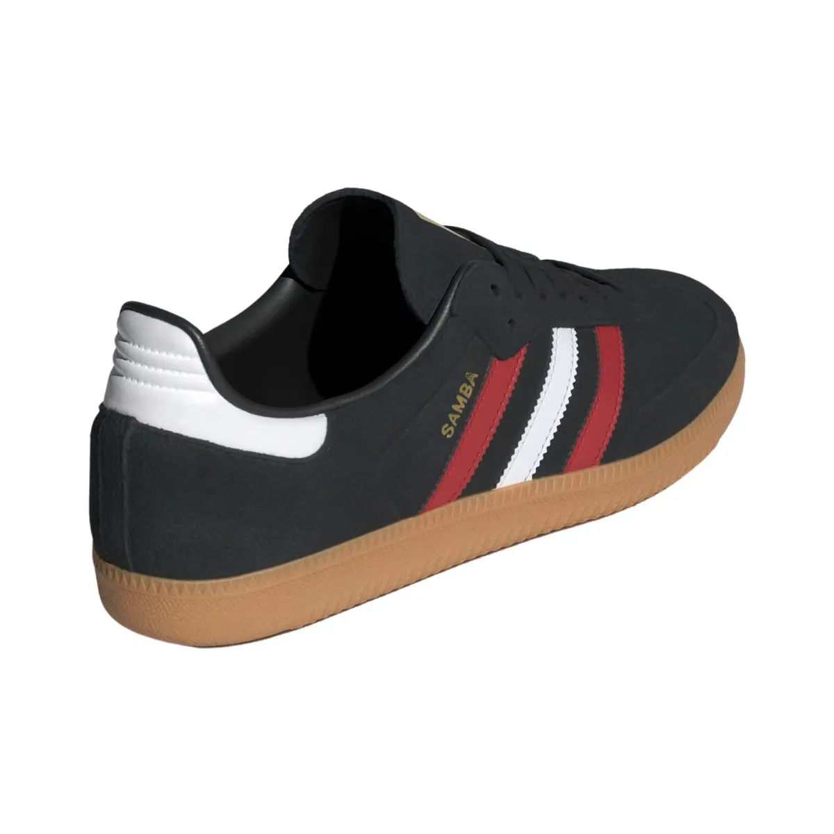 Adidas Samba OG Homme Noir Fondamental/Rouge Vif/Gomme