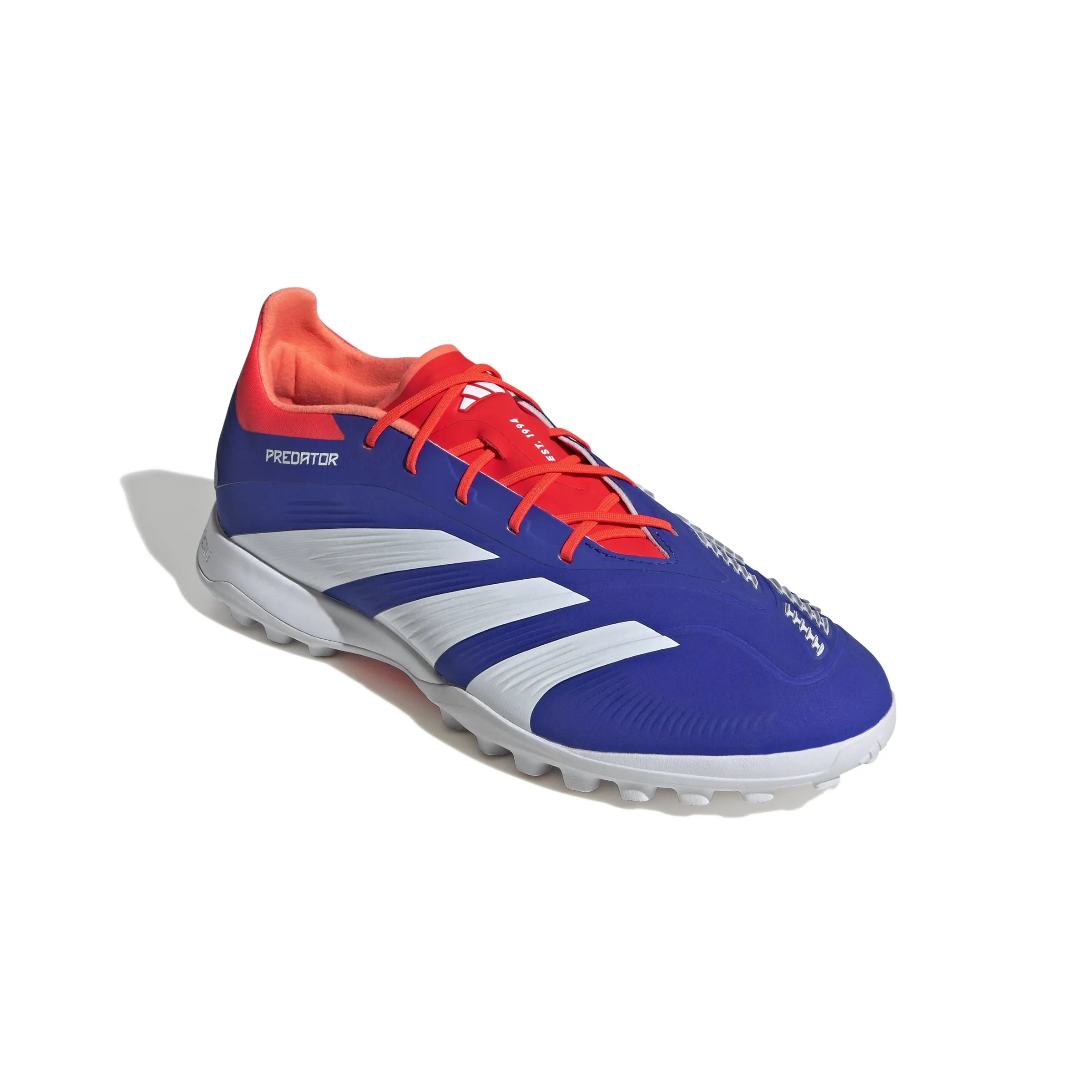 adidas Predator Elite TF Chaussure de Football pour Terrain Synthétique - LucBlu/ FtwWhite/ Solar Red