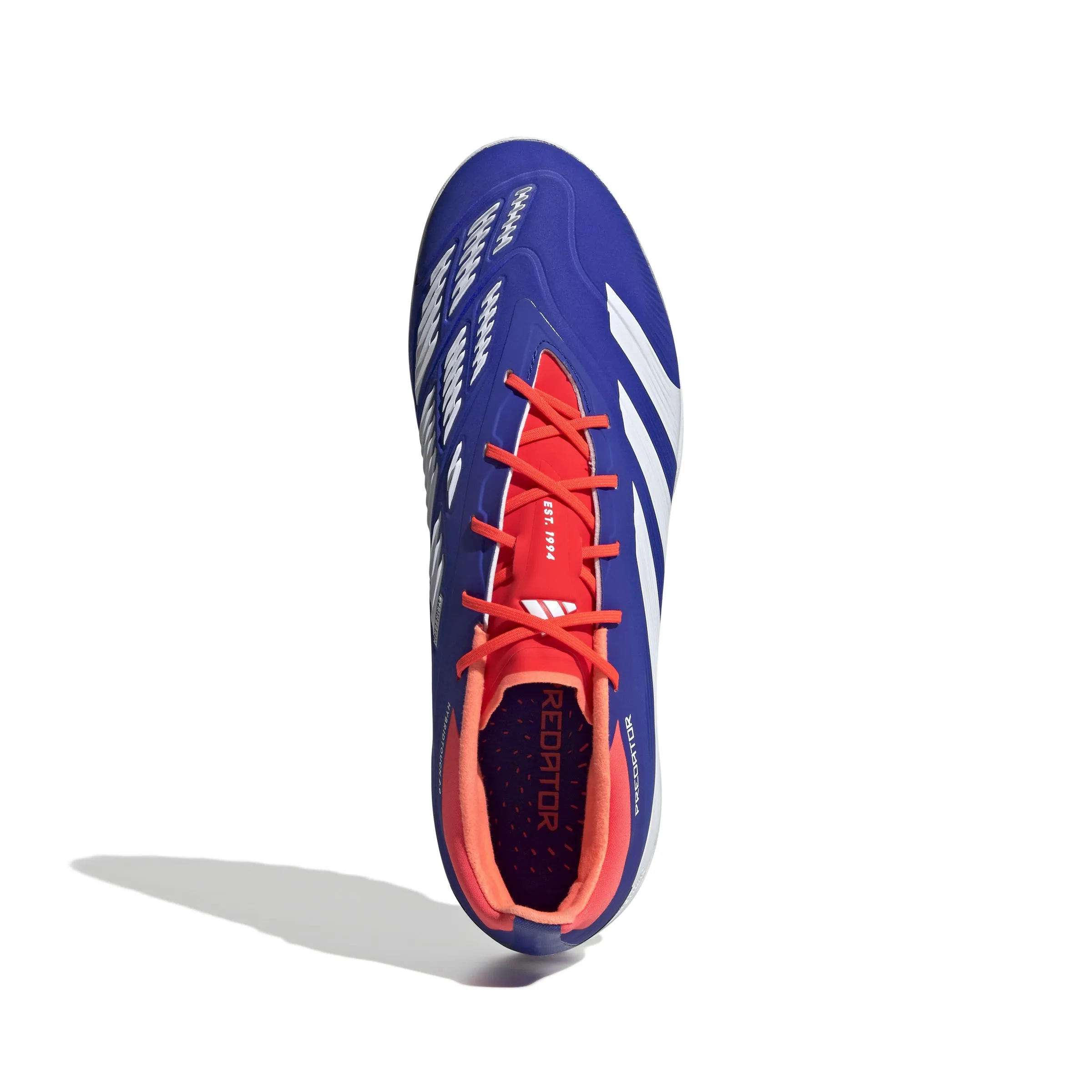 adidas Predator Elite TF Chaussure de Football pour Terrain Synthétique - LucBlu/ FtwWhite/ Solar Red