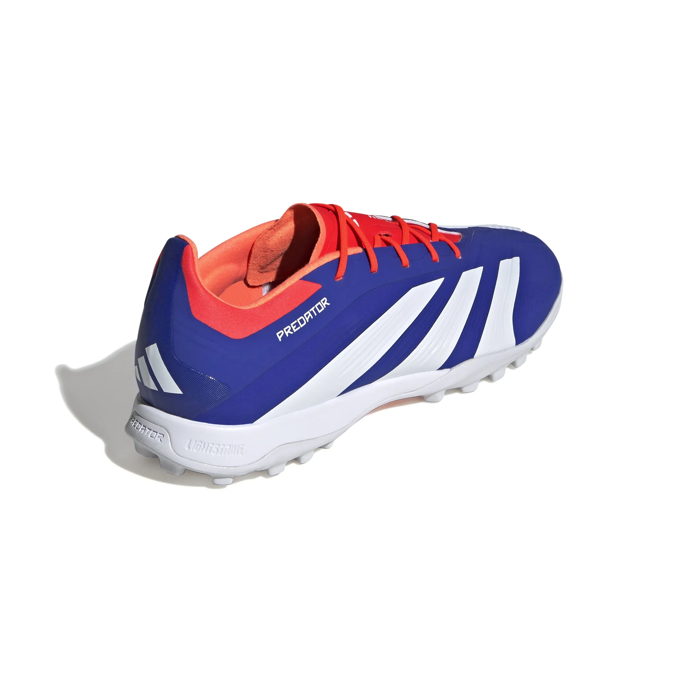 adidas Predator Elite TF Chaussure de Football pour Terrain Synthétique - LucBlu/ FtwWhite/ Solar Red
