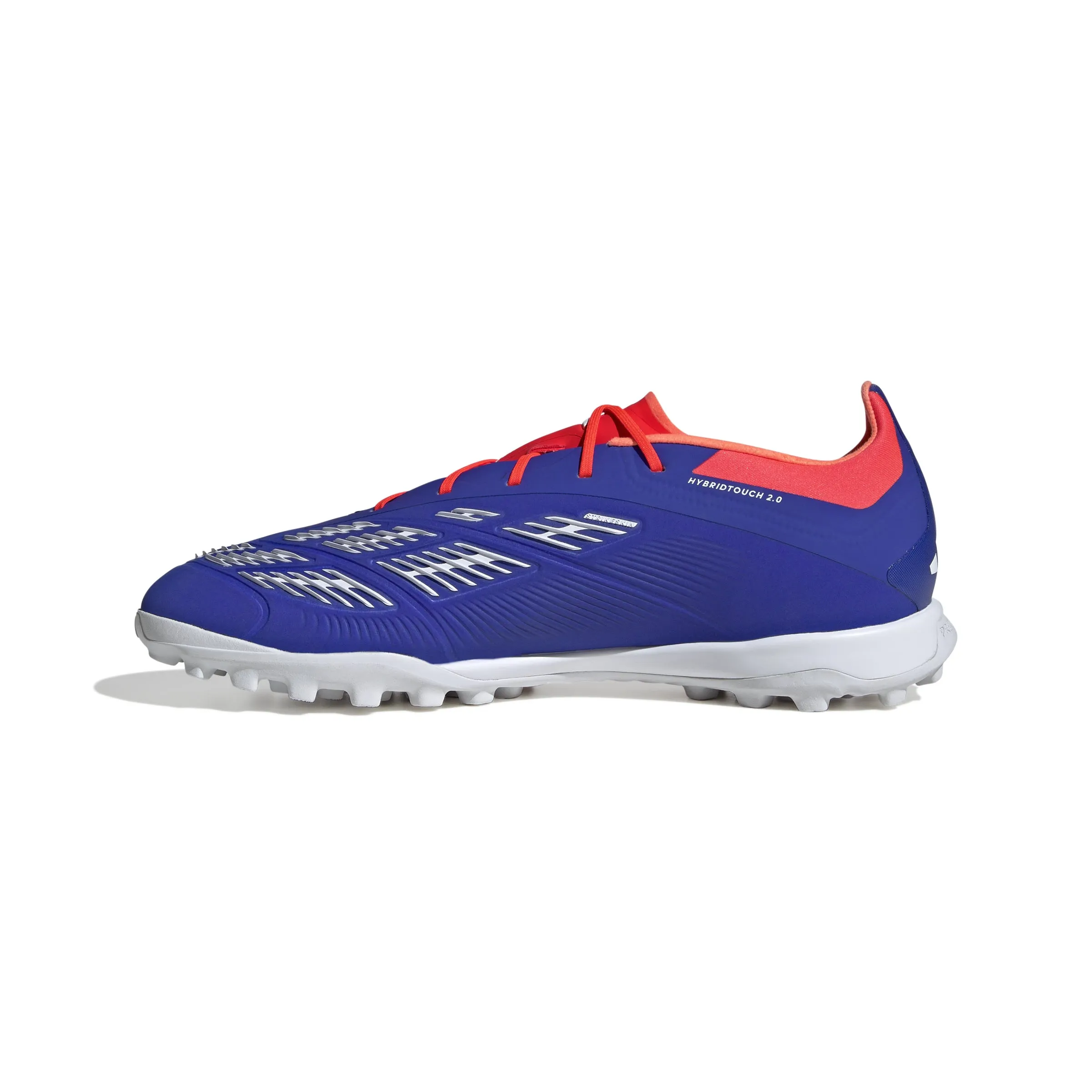 adidas Predator Elite TF Chaussure de Football pour Terrain Synthétique - LucBlu/ FtwWhite/ Solar Red