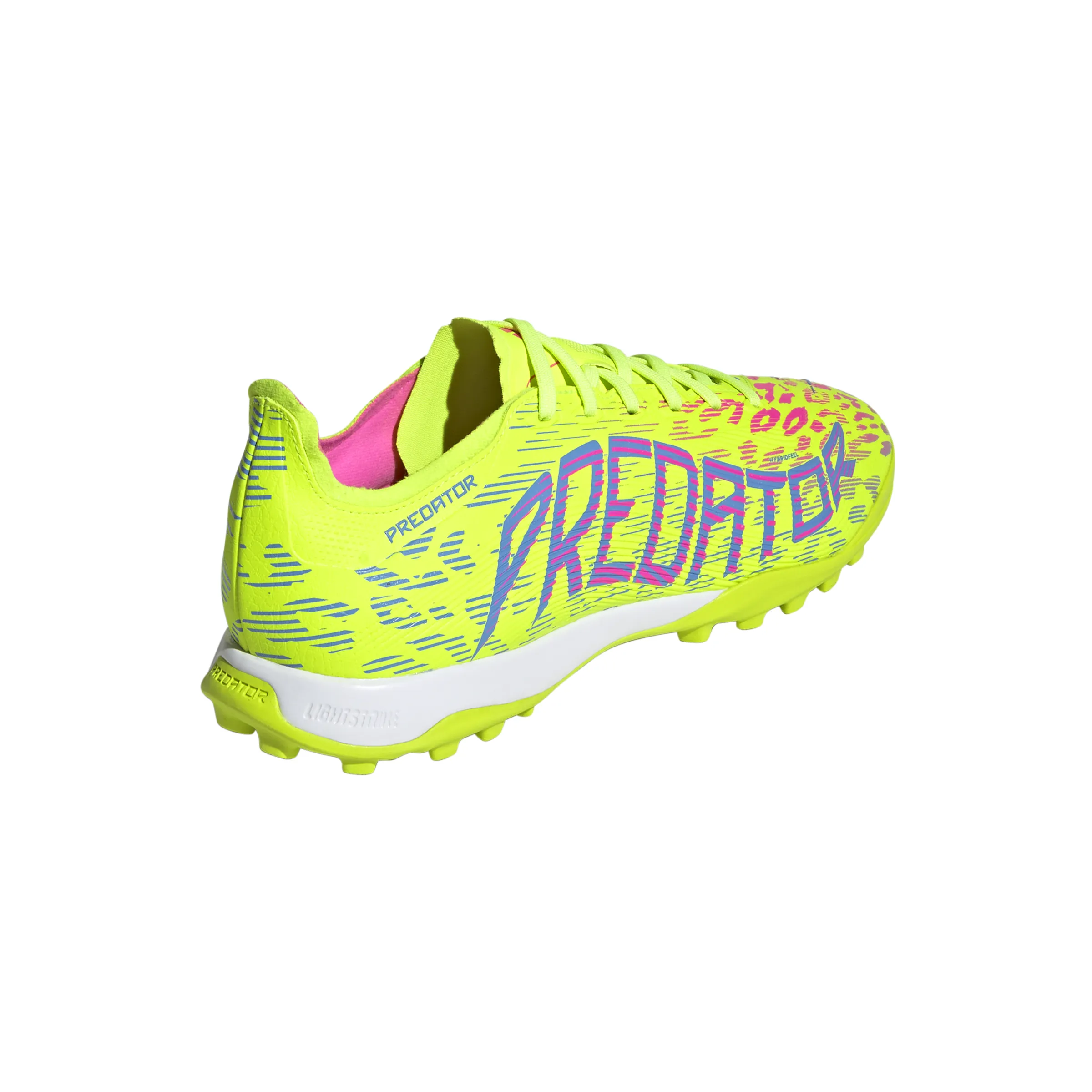Chaussures de football Adidas Predator League TF pour terrain synthétique - Luclem/ Blufus/ LucPnk