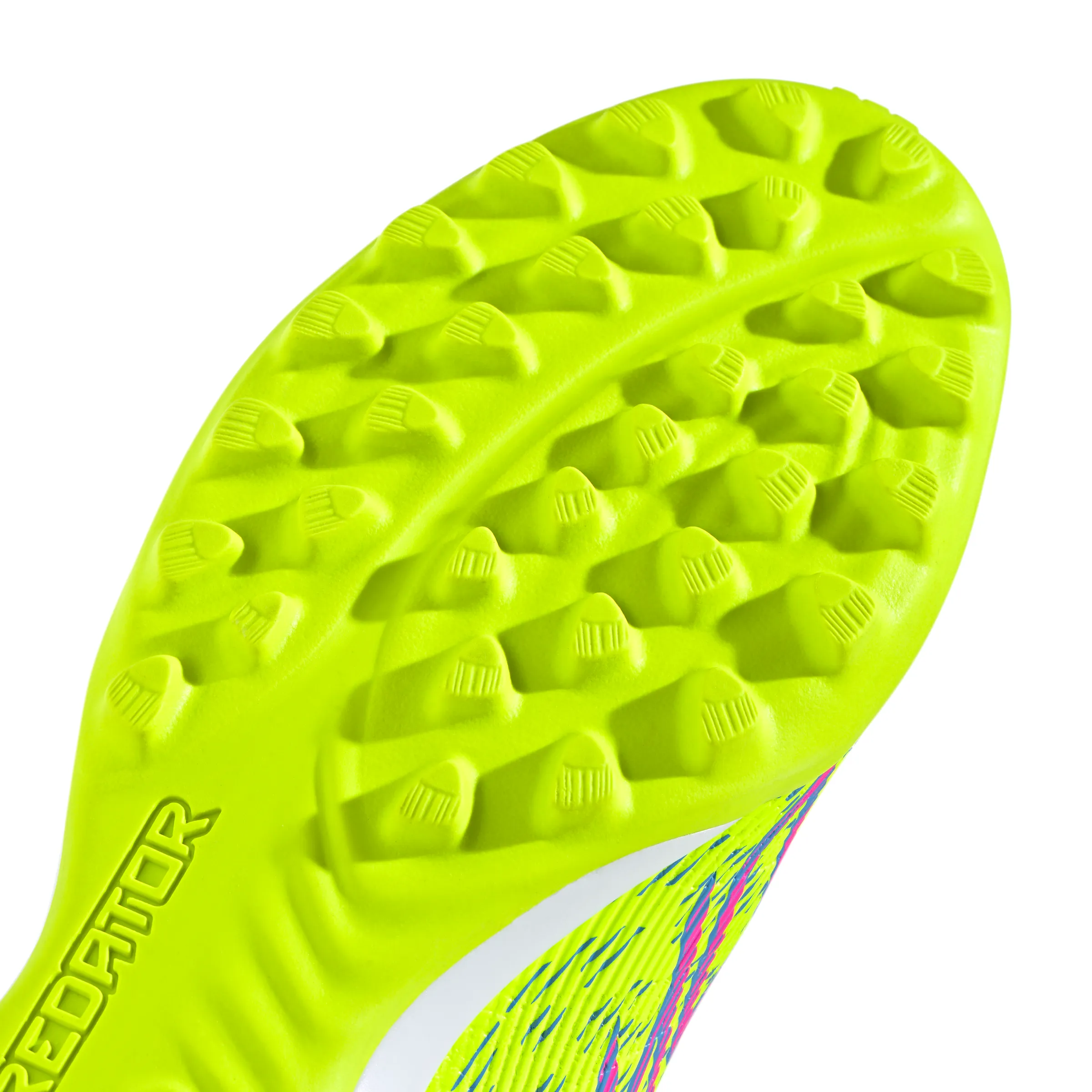 Chaussures de football Adidas Predator League TF pour terrain synthétique - Luclem/ Blufus/ LucPnk