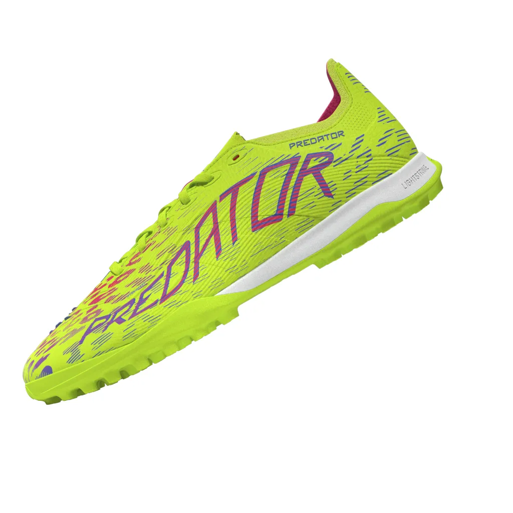 Chaussures de football Adidas Predator League TF pour terrain synthétique - Luclem/ Blufus/ LucPnk