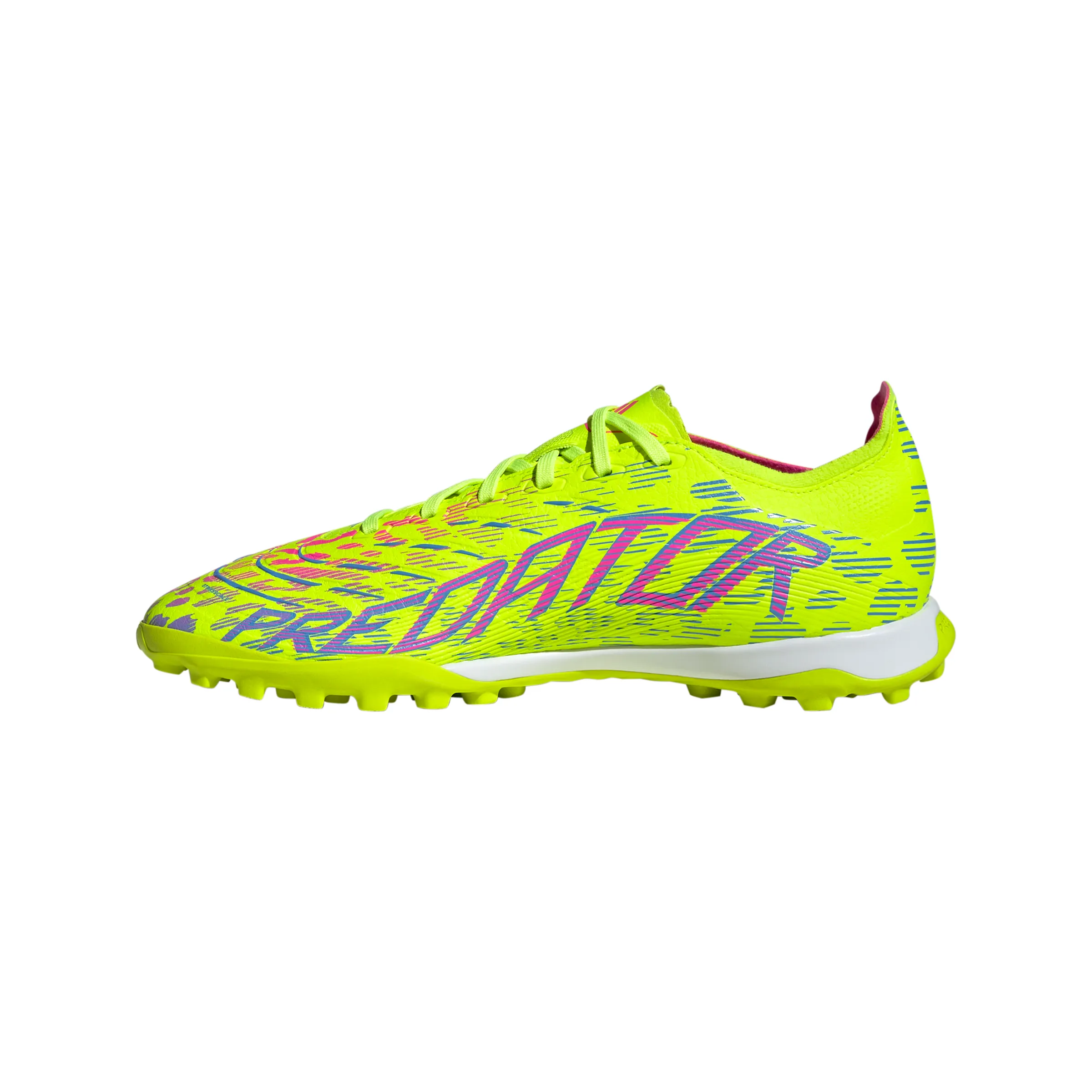 Chaussures de football Adidas Predator League TF pour terrain synthétique - Luclem/ Blufus/ LucPnk