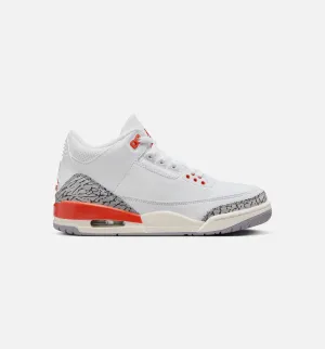 Air Jordan 3 Retro Georgia Peach Chaussure de Style de Vie pour Femme - Blanc/Argile Cosmique/Toile/Gris Ciment