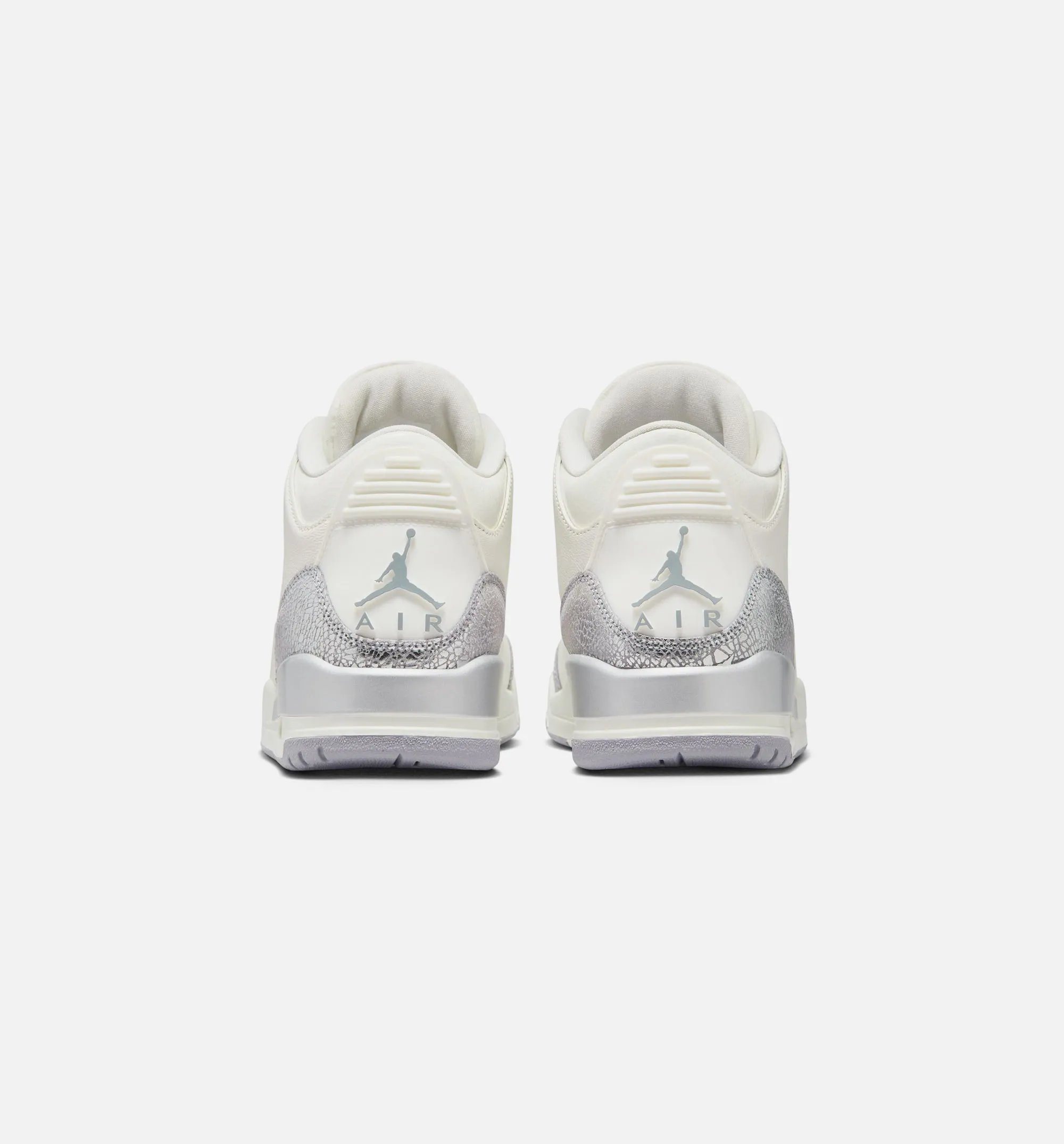 Chaussure de style de vie pour femme Air Jordan 3 Sail Cement - Sail/Gris Cement/Argent Métallisé Livraison gratuite