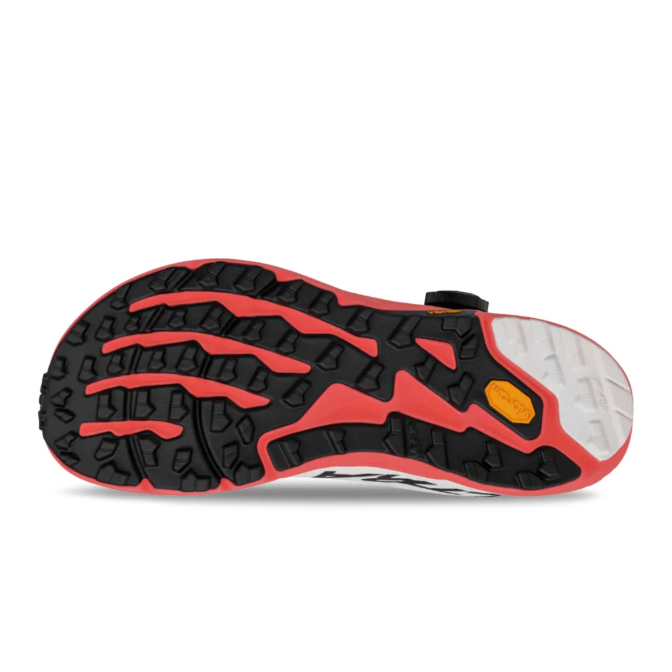 Chaussure de trail Altra Timp Boa pour homme en Blanc/Corail SS25