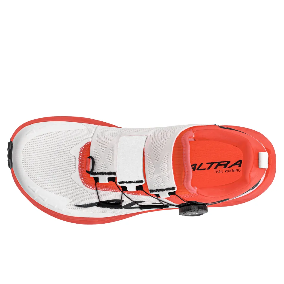 Chaussure de trail Altra Timp Boa pour homme en Blanc/Corail SS25