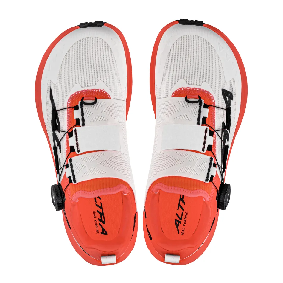Chaussure de trail Altra Timp Boa pour homme en Blanc/Corail SS25