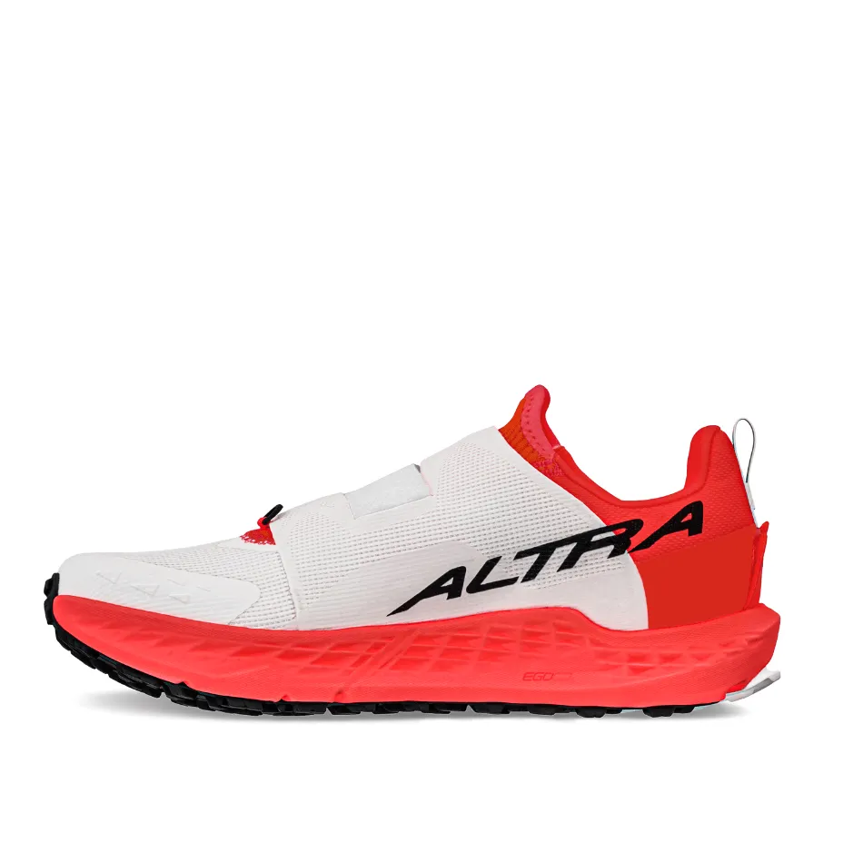 Chaussure de trail Altra Timp Boa pour homme en Blanc/Corail SS25