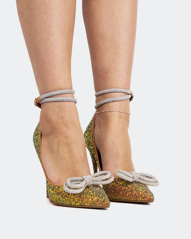 Amara Gold Multi Paillettes