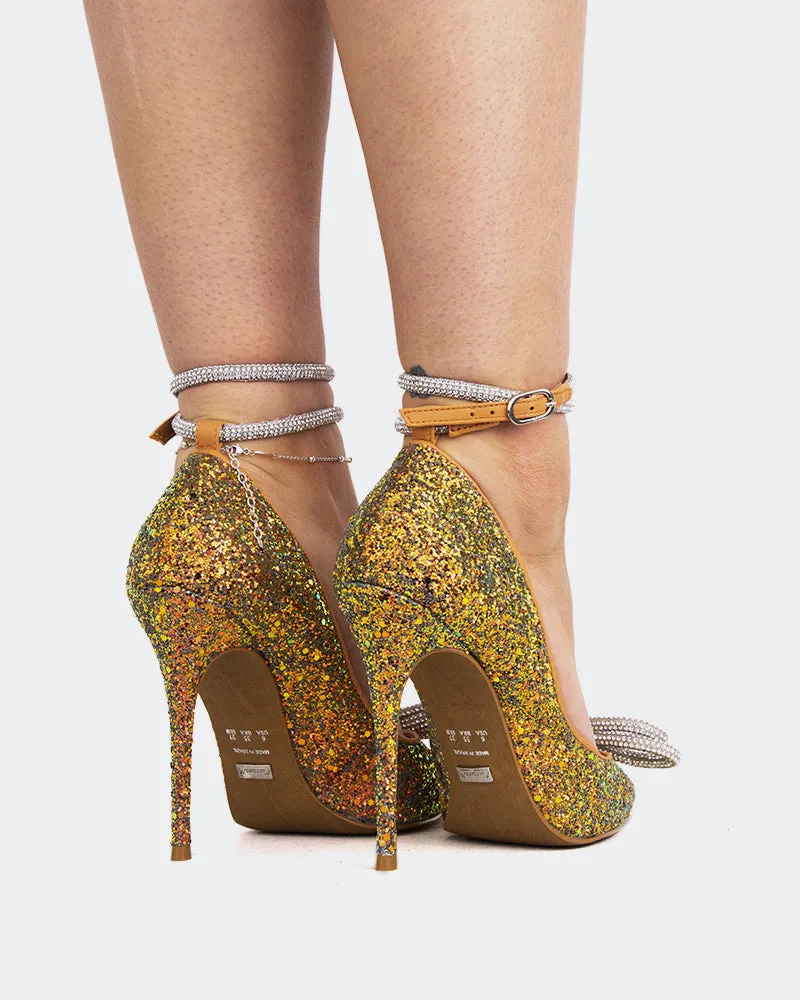 Amara Gold Multi Paillettes