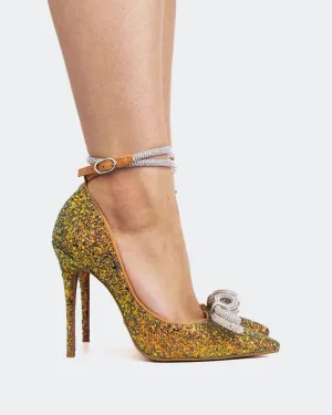 Amara Gold Multi Paillettes