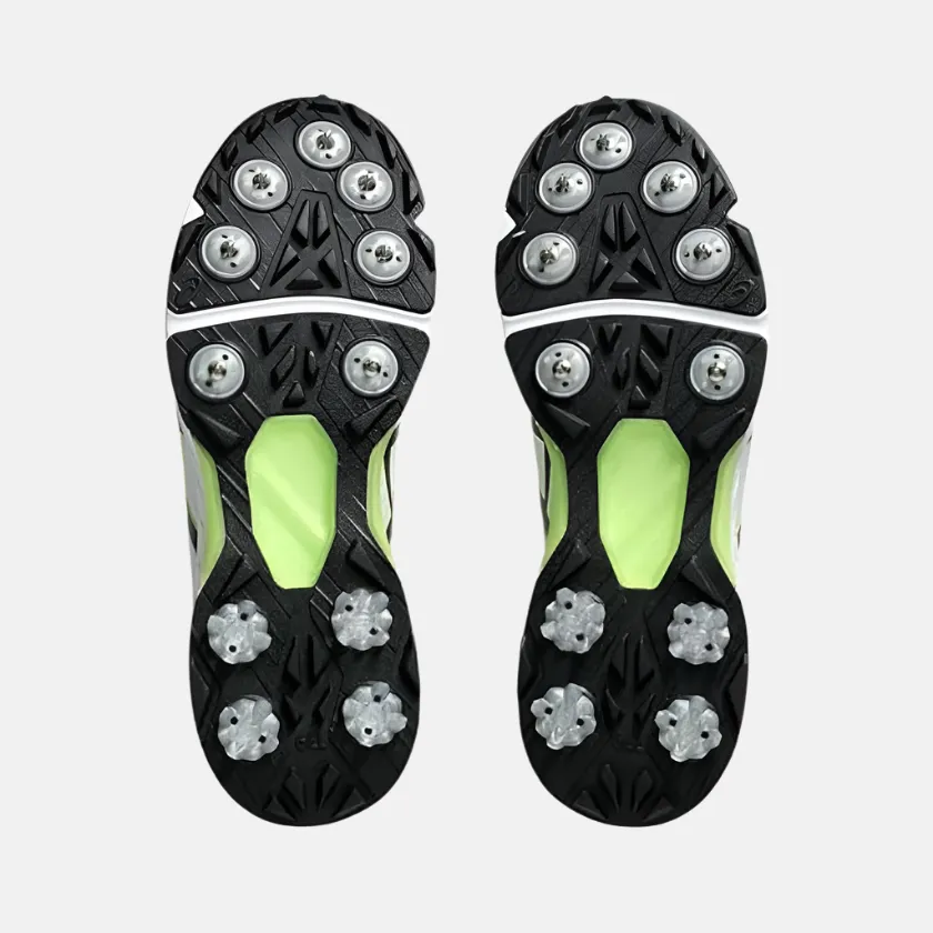 Chaussures de cricket Asics 350 Not Out FF pour hommes - Blanc/Noir