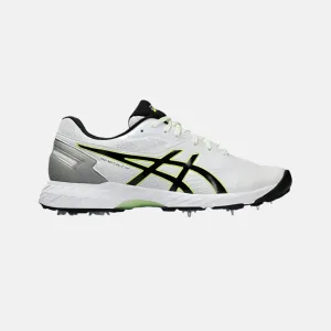 Chaussures de cricket Asics 350 Not Out FF pour hommes - Blanc/Noir