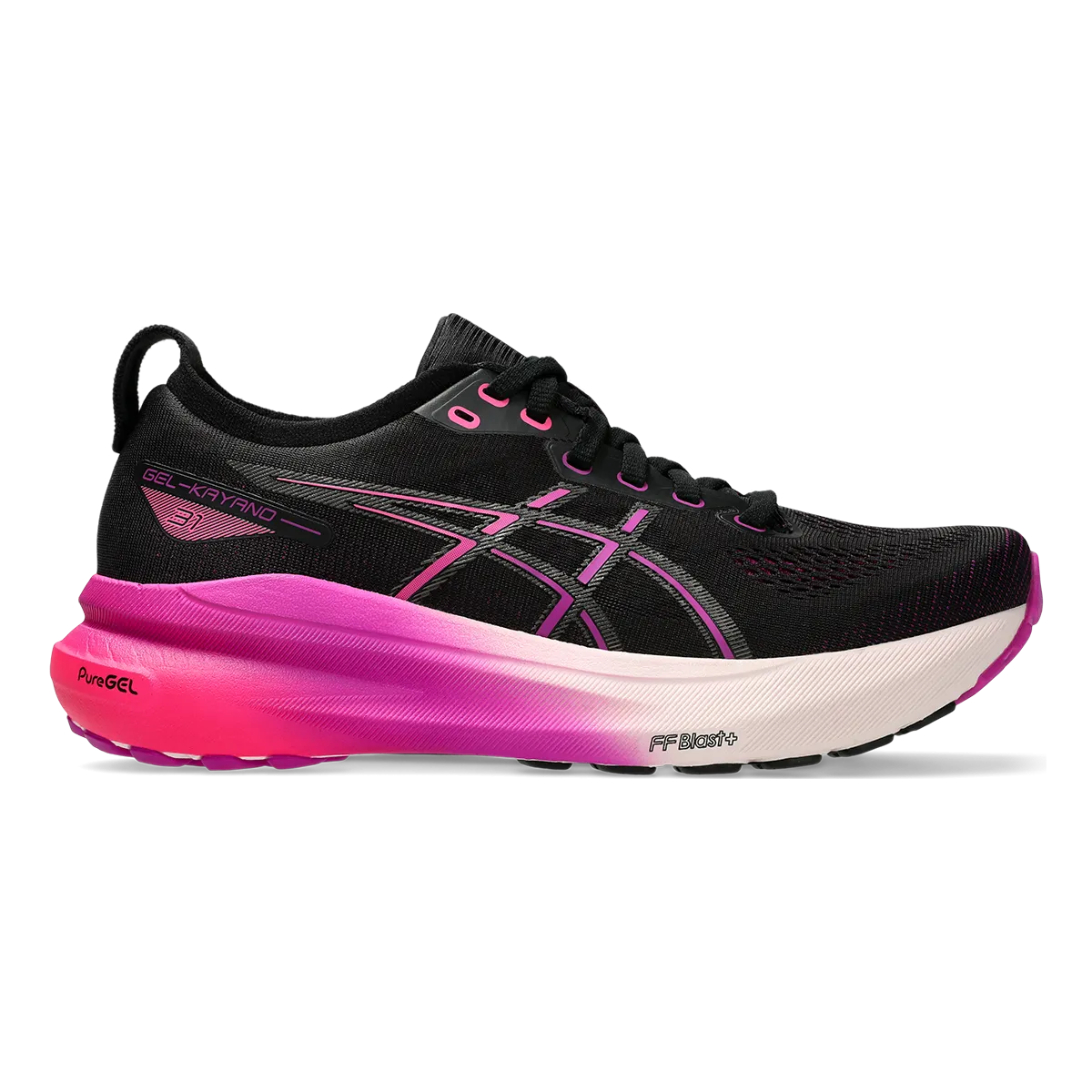 Asics Gel Kayano 31 - Noir - Magenta Vif