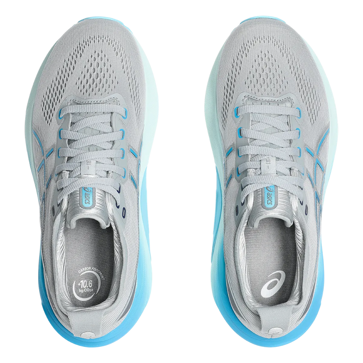 Asics Gel Kayano 31 - Gris Piémont - Aqua numérique