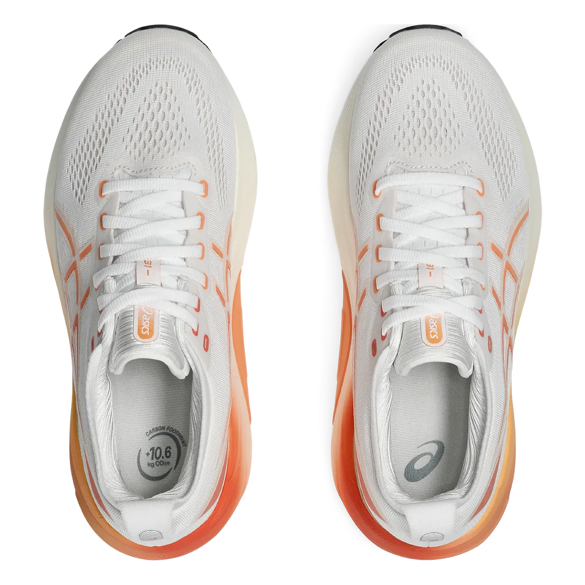 Asics Gel Kayano 31 - Blanc - Orange délavé