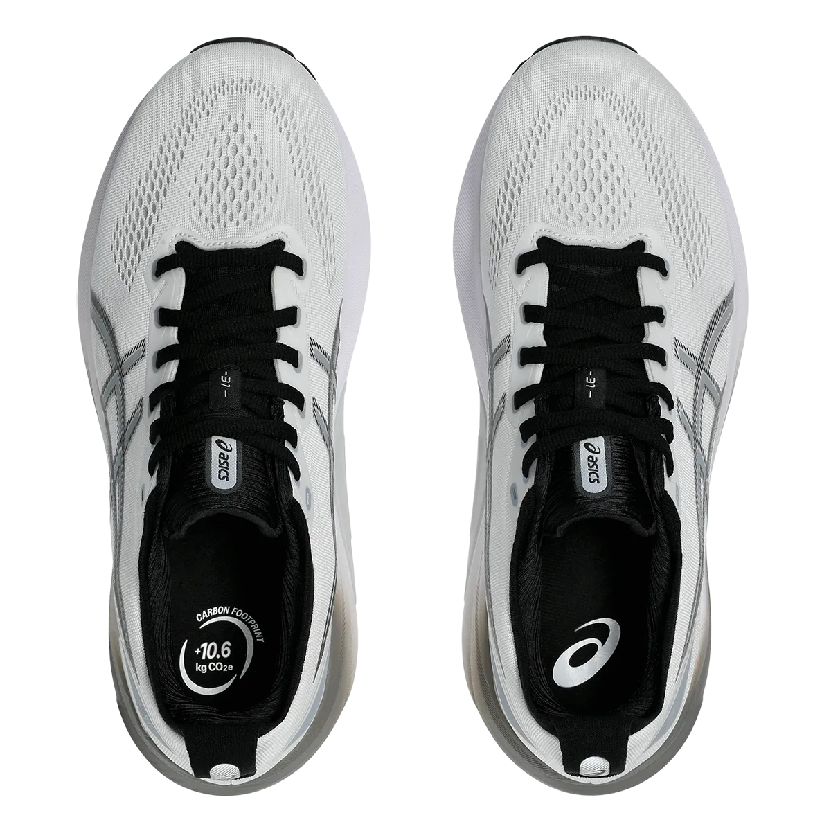 Asics Gel Kayano 31 - Blanc - Gris Piémont