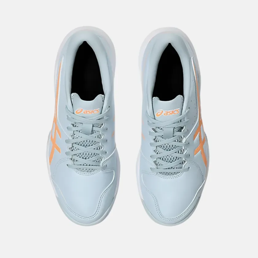 Chaussures de cricket pour enfants Asics GEL-PEAKE 2 GS - Gris frais/Bright Sunstone