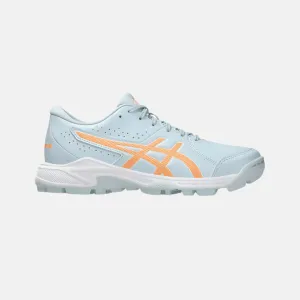 Chaussures de cricket pour enfants Asics GEL-PEAKE 2 GS - Gris frais/Bright Sunstone