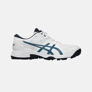 Chaussures de cricket unisexes Asics GEL-PEAKE 2 - Blanc/Bleu Atlantis