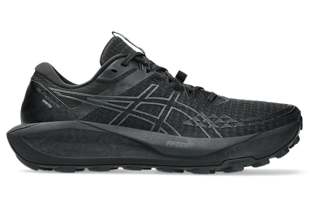 Asics Gel Trabuco 13 GTX (Largeur D) - Noir/Gris Graphite (Homme) Chaussures Asics