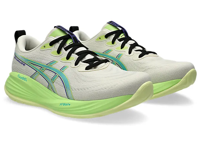 ASICS CHAUSSURES DE COURSE HOMMES GEL CUMULUS 27 BOULEAU/CITRON VERT