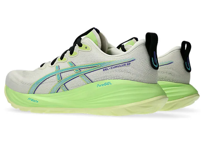 ASICS CHAUSSURES DE COURSE HOMMES GEL CUMULUS 27 BOULEAU/CITRON VERT