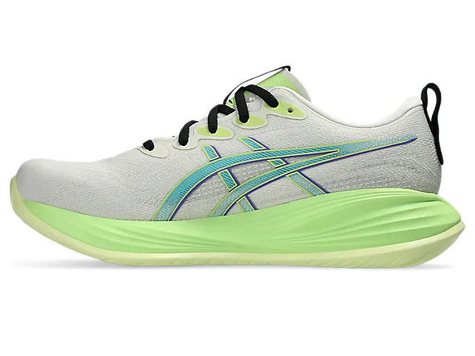 ASICS CHAUSSURES DE COURSE HOMMES GEL CUMULUS 27 BOULEAU/CITRON VERT