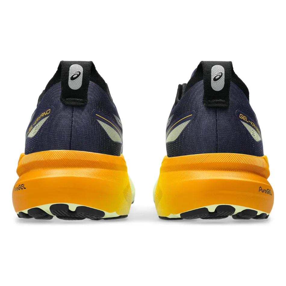 Chaussures de course ASICS Gel-Kayano 31 pour hommes en bleu indigo/gunmetal SS25