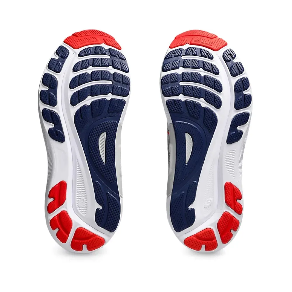 Asics Chaussure de Course Homme Gel-Kayano 31 en Gris Piémont/Rouge Flamboyant