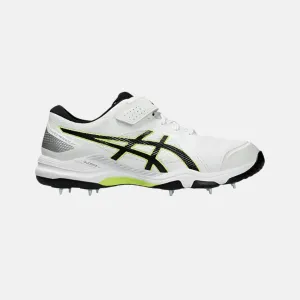Chaussures de cricket Asics Speed Menace FF pour homme - Blanc/Noir