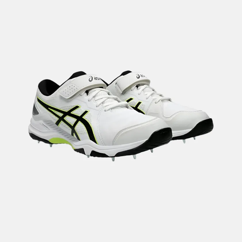 Chaussures de cricket Asics Speed Menace FF pour homme - Blanc/Noir