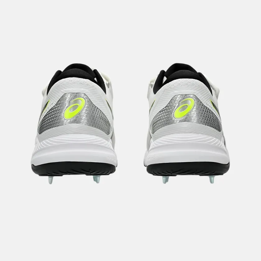 Chaussures de cricket Asics Speed Menace FF pour homme - Blanc/Noir