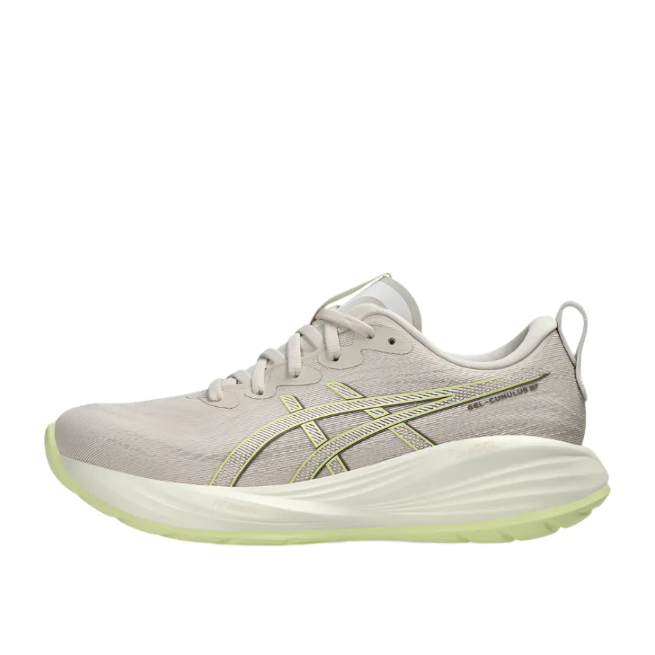ASICS Chaussures de Running Femme GEL-CUMULUS 27 en Beige Minéral/Jaune Huddle SS25