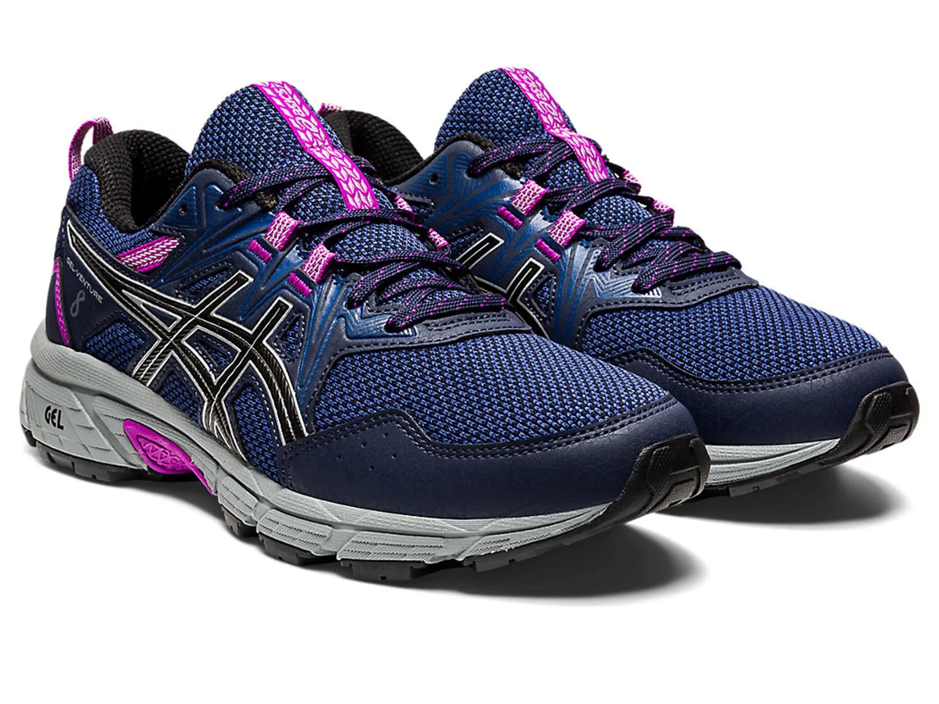 Asics Chaussures Femme Gel Venture 8 (Largeur D) <br> 1012A706 408 Chaussures Asics