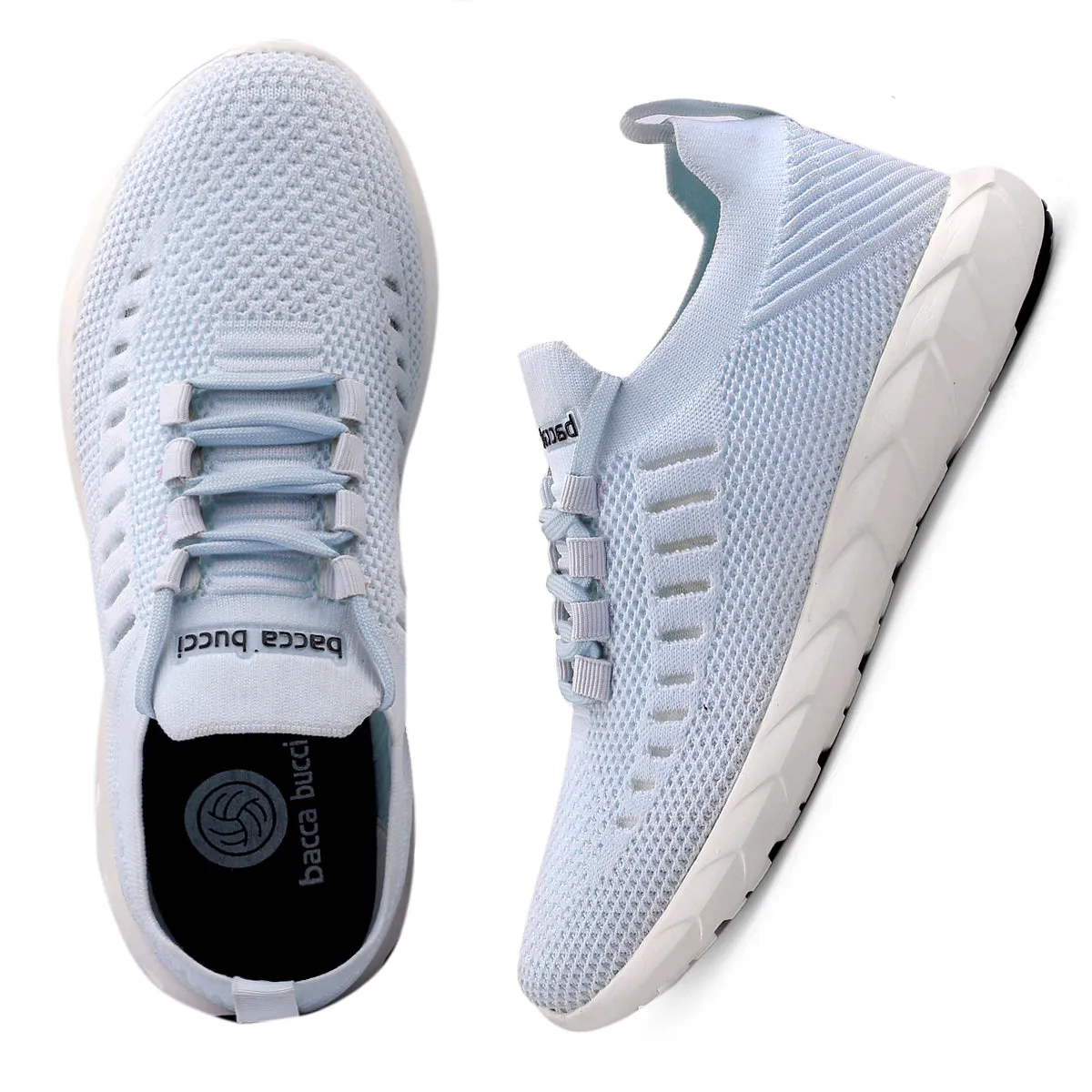 Bacca Bucci FISHJET Chaussures de marche pour femmes | Chaussures femme bleu ciel pour salle de sport, entraînement & course